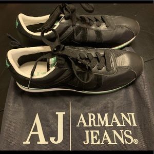 Black & Green Armani Jeans men’s shoes